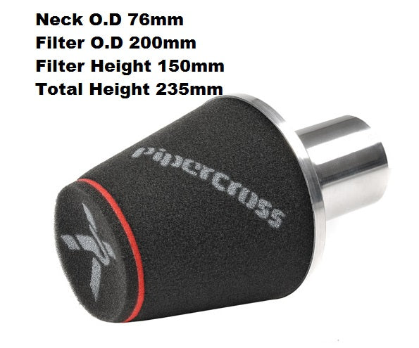 Alloy Neck Foam Air Filters image 0