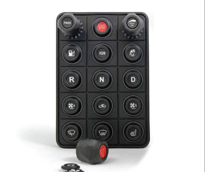 Ecumaster 13 Key Canbus Keyboard with 2 Rotary Encoders