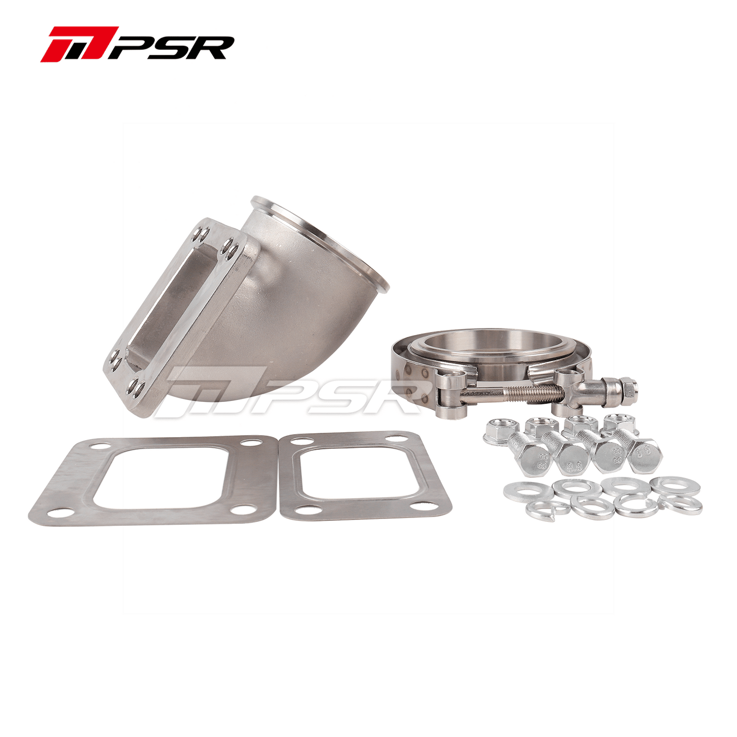PSR 90 Degree Elbow Adapter T3/T4 3â€ Vband Stainless Steel image 0