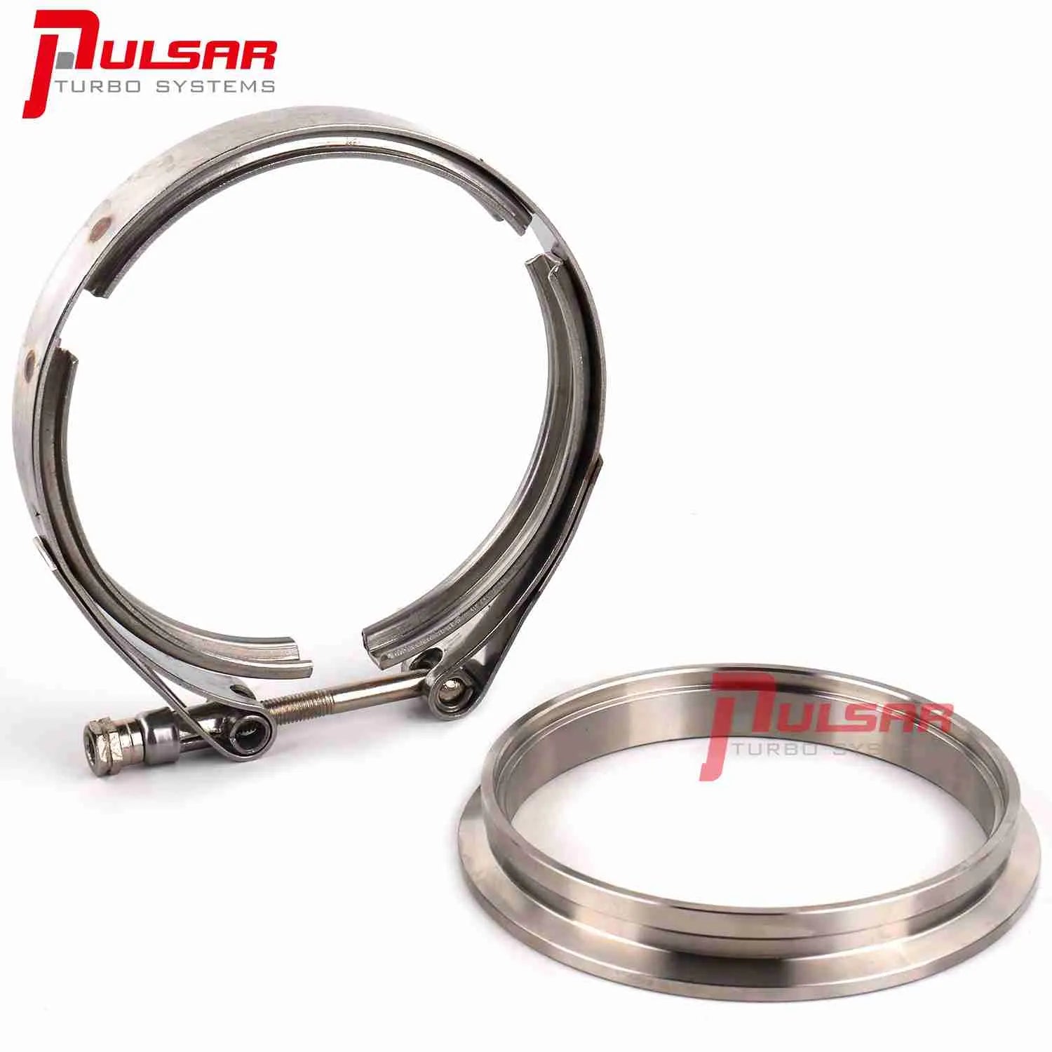 PULSAR 400 T4 Turbo 4â€³ Stainless Steel Flange Clamp Kit image 0