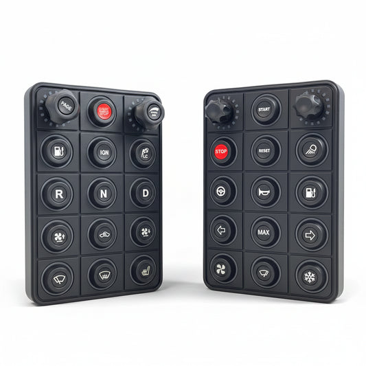 ECUMaster 13 Key CANBUS Keyboard with 2 Rotary Encoders