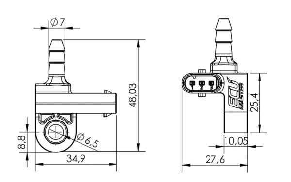 ECUMaster 4 Bar MAP Sensor