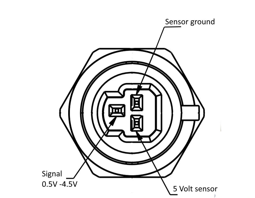 ECUMaster Oil/Fuel 10 Bar Pressure Sensor