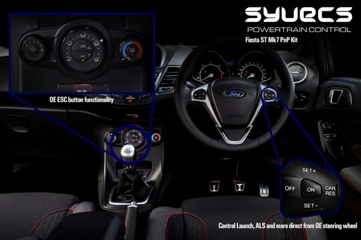 Syvecs Ford Fiesta MK7 ST180 Plug in ECU