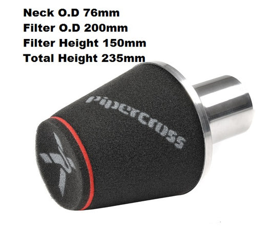 Alloy Neck Foam Air Filters image 0