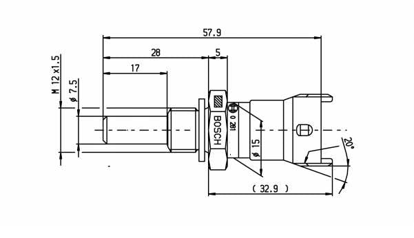 Bosch Hi-Temperature Fluid Sensor
