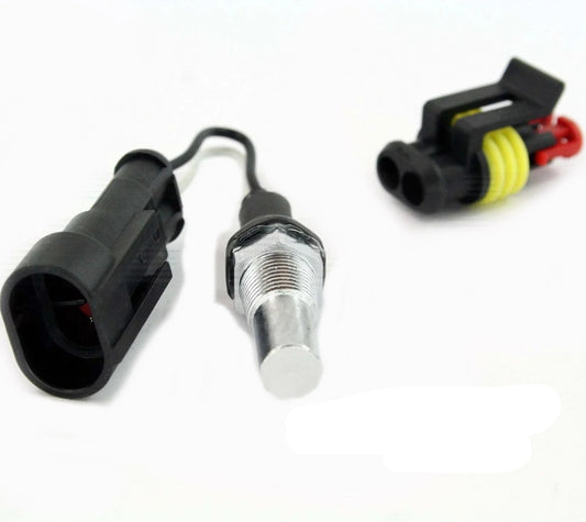Ecumaster Oil/Coolant Temperature Sensor with Connector, Thread 1/8 NPT