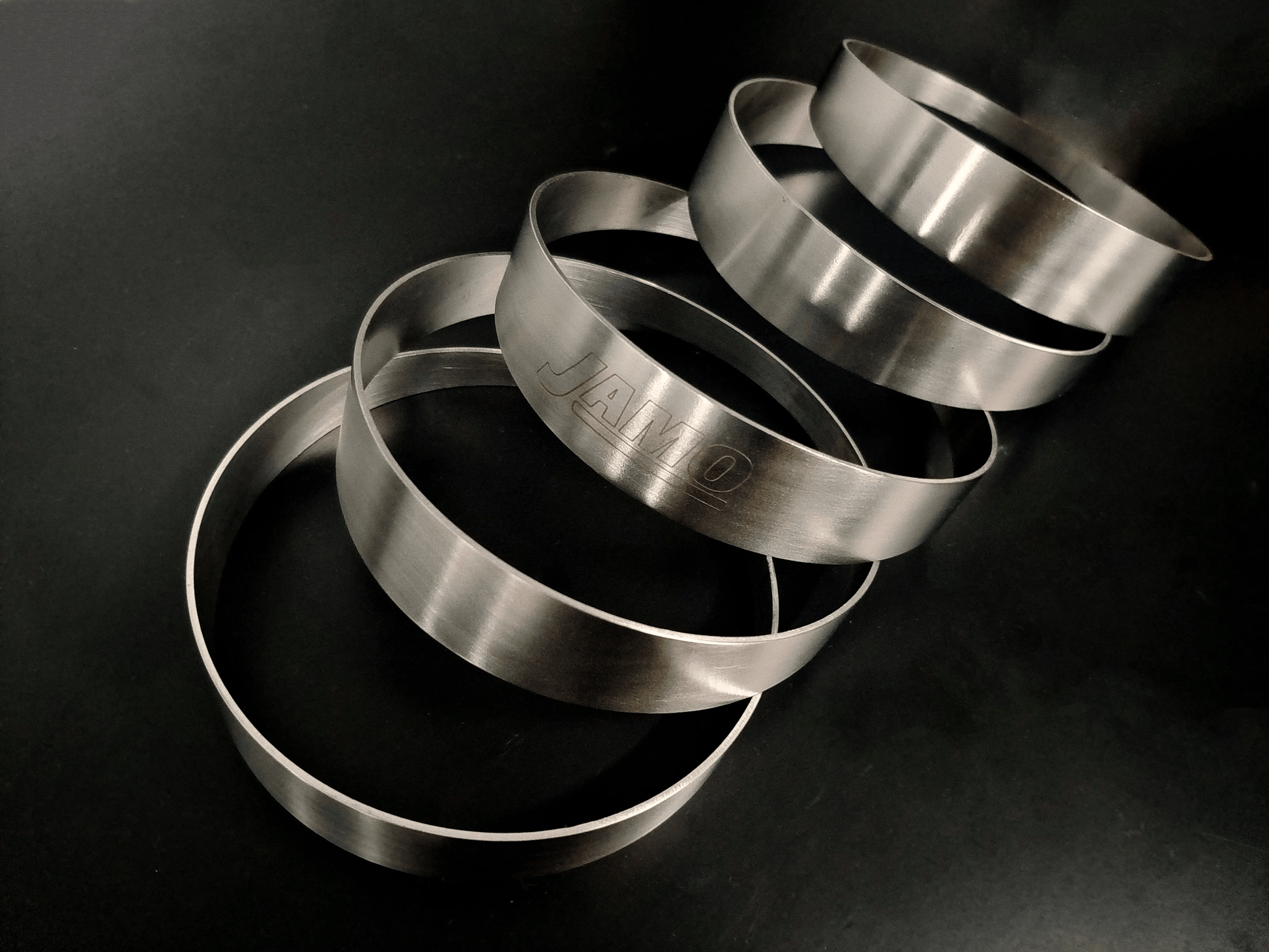 Titanium 45 degree pie cuts 1D image 0