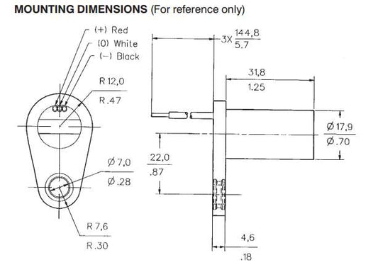 Hall Effect Sensor - Equivalent GT101